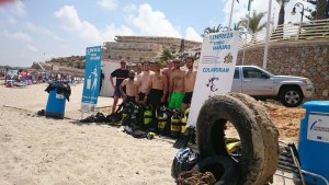 limpieza de playa